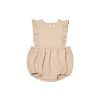 Baby [0-23M] Quincy Mae All In One | Quincy Mae Ruffle Bubble Romper - Shell