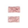 Child [2-14] Huxbaby Hair Accessories | Huxbaby Smile Floral 2 Pack Headband - Dusty Rose + Rose