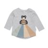 Baby [0-23M] Huxbaby Tops | Huxbaby Racer Bear Top - Grey Marle