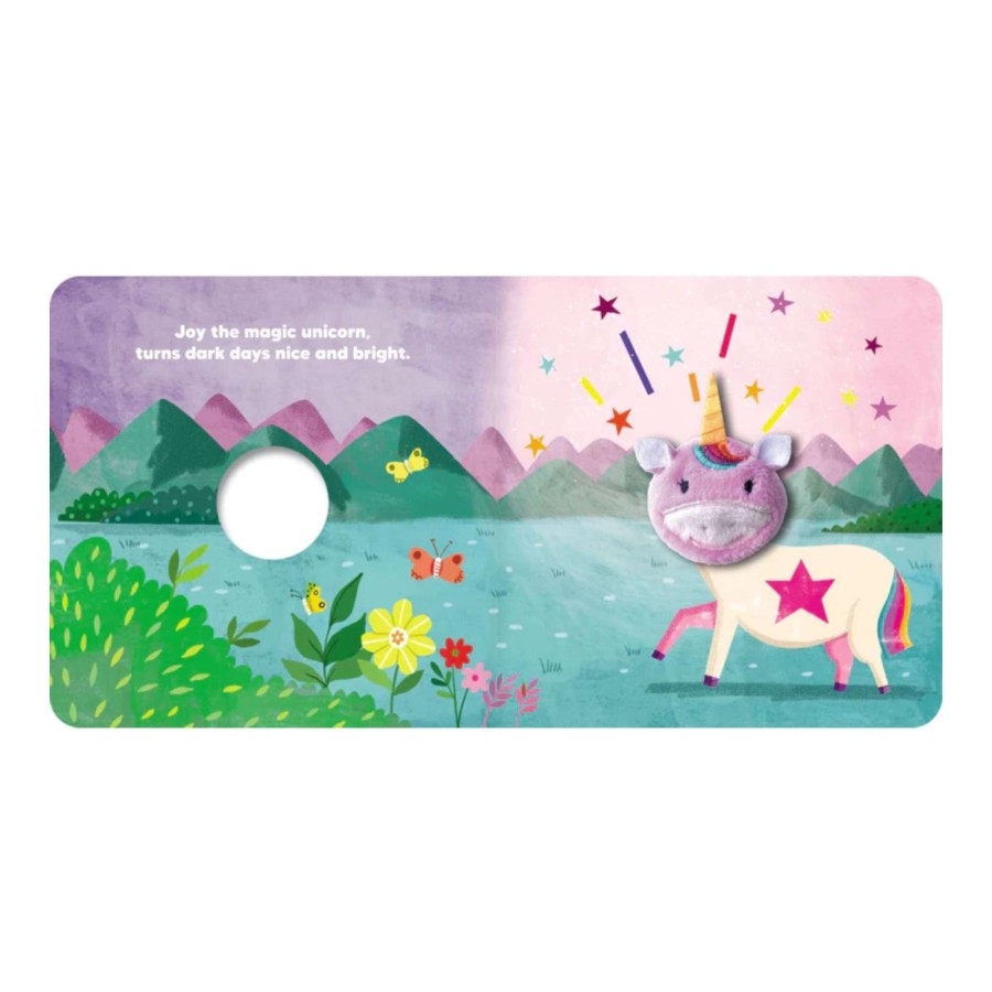 Baby [0-23M] Lake Press Books + Flash Cards | Finger Puppet Book - Magical Unicorn