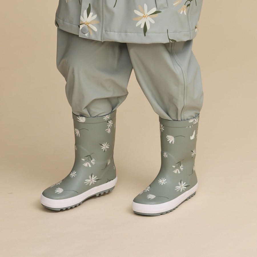 Child [2-14] Crywolf Rainwear | Crywolf Rain Boots - Forget Me Not