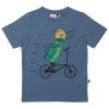 Child [2-14] Minti Tops | Minti Cycling Cricket Tee - Steel