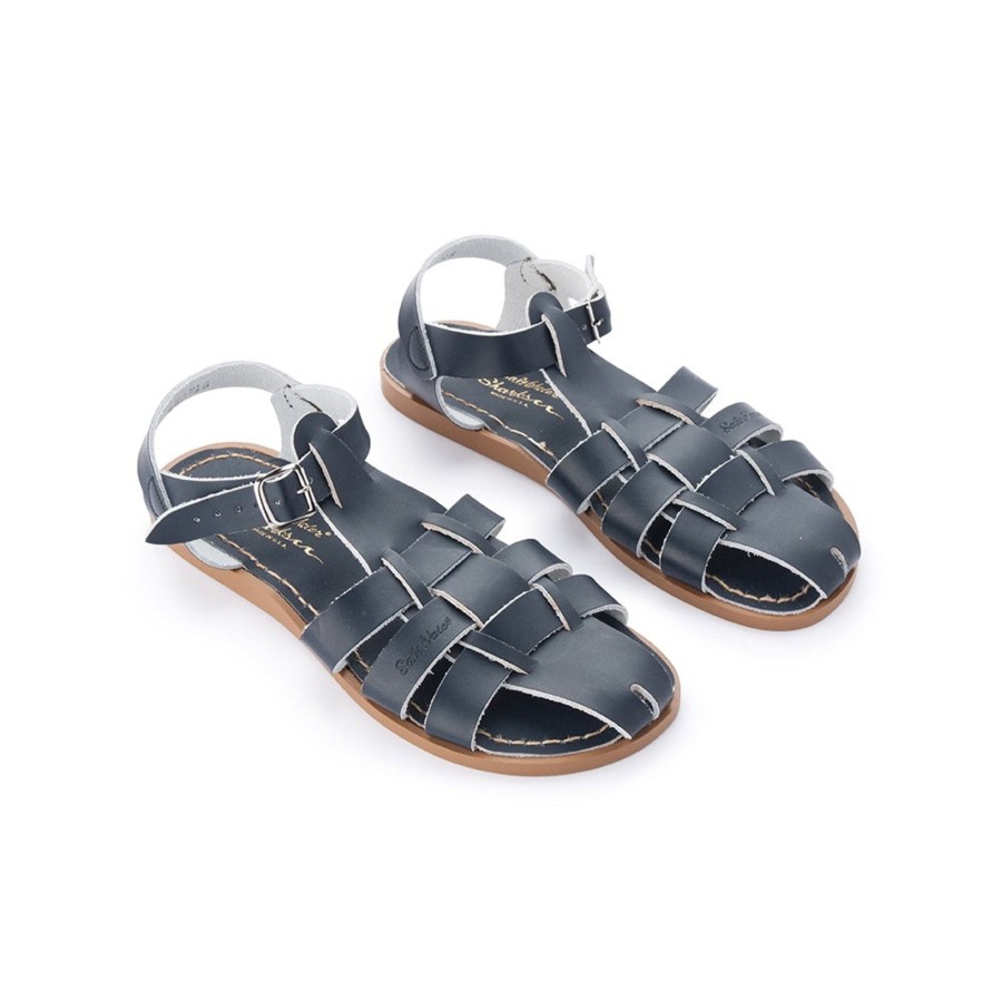 Grown Ups Saltwater Sandals | Saltwater Sandals Adults Shark Navy