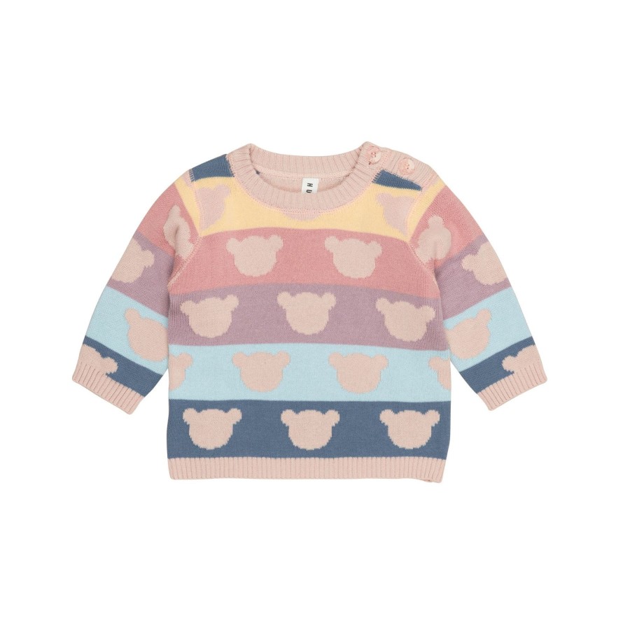 Baby [0-23M] Huxbaby Jumpers | Huxbaby Rainbow Bear Knit Jumper