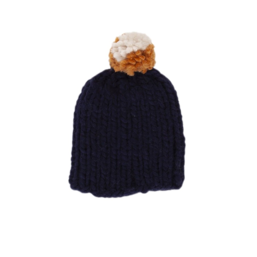 Baby [0-23M] Acorn Beanies | Acorn Journey Chunky Beanie - Navy