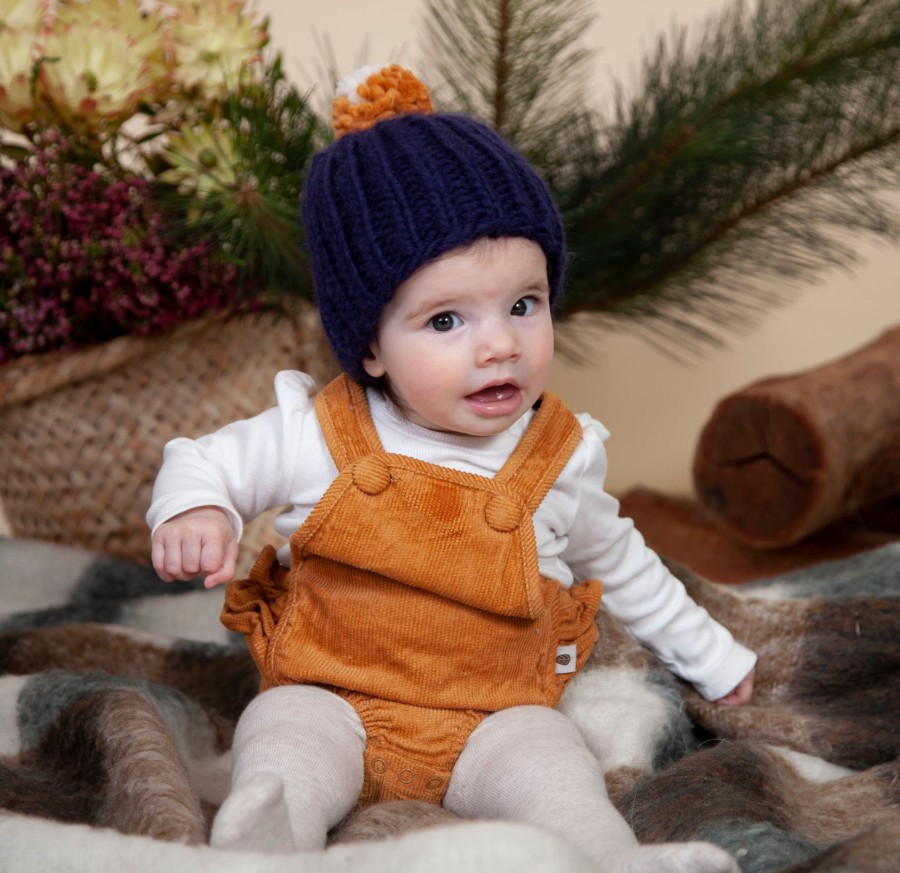 Baby [0-23M] Acorn Beanies | Acorn Journey Chunky Beanie - Navy