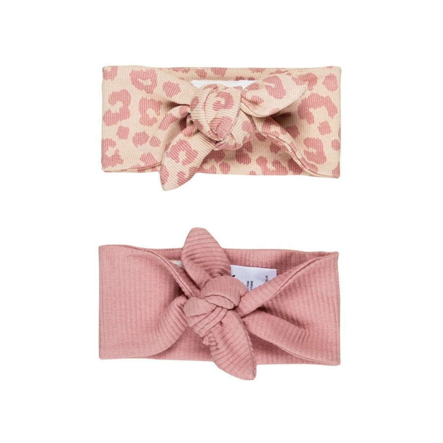 Baby [0-23M] Huxbaby Hair Accessories | Huxbaby Headband 2 Pack - Peach Hux/Dusty Rose