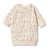 Baby [0-23M] Wilson & Frenchy Dresses | Wilson And Frenchy Organic Terry Sweat Dress - Wild Flower