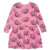 Baby [0-23M] Minti Dresses | Minti Sleepy Fox Dress - Sorbet