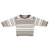 Child [2-14] Grown Jumpers | Grown Crotched Pull Over - Choc Latte