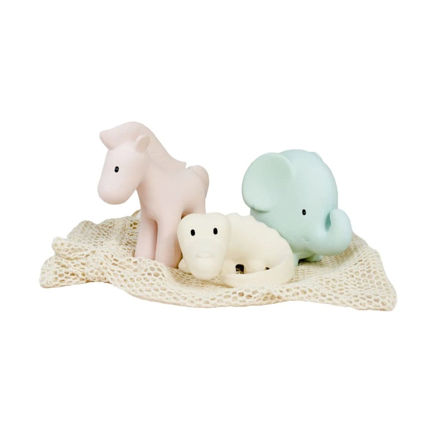 Play + Learn Tikiri Animals | Tikiri Rubber Marshmallow Animal Set