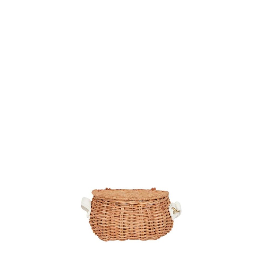 Play + Learn Olli Ella Dolls + Accessories | Olli Ella Dinkum Doll Rattan Dollychari - Natural