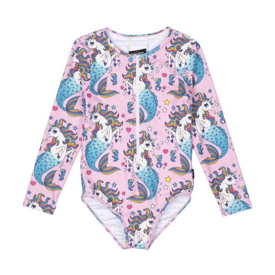 Child [2-14] Rock Your Baby Swim | Rock Your Baby Unicorn Mermaids One Piece