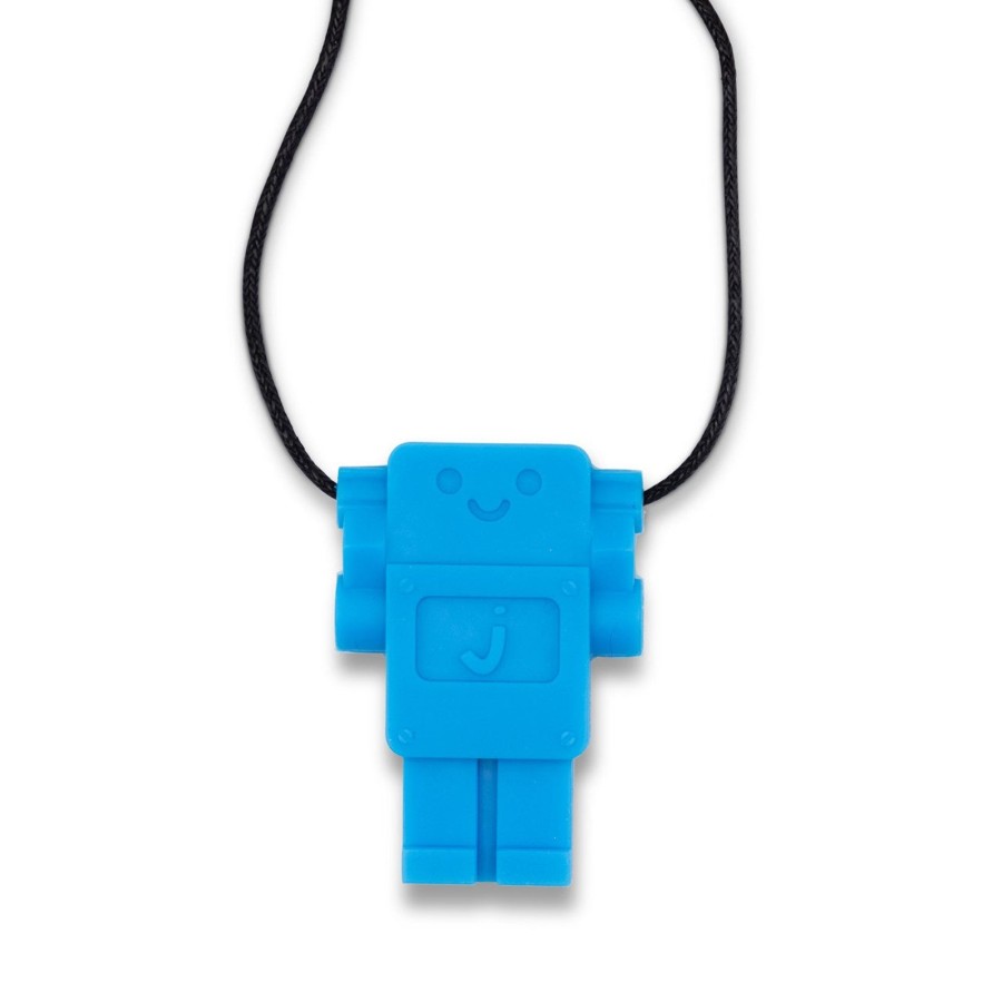 Play + Learn Jellystone Designs Sensory | Robot Pendant - Blue Hawaiian