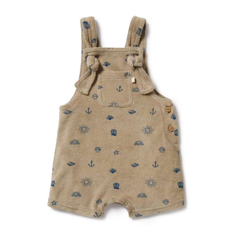 Baby [0-23M] Wilson & Frenchy All In One | Wilson And Frenchy Organic Terry Overall Summer Days