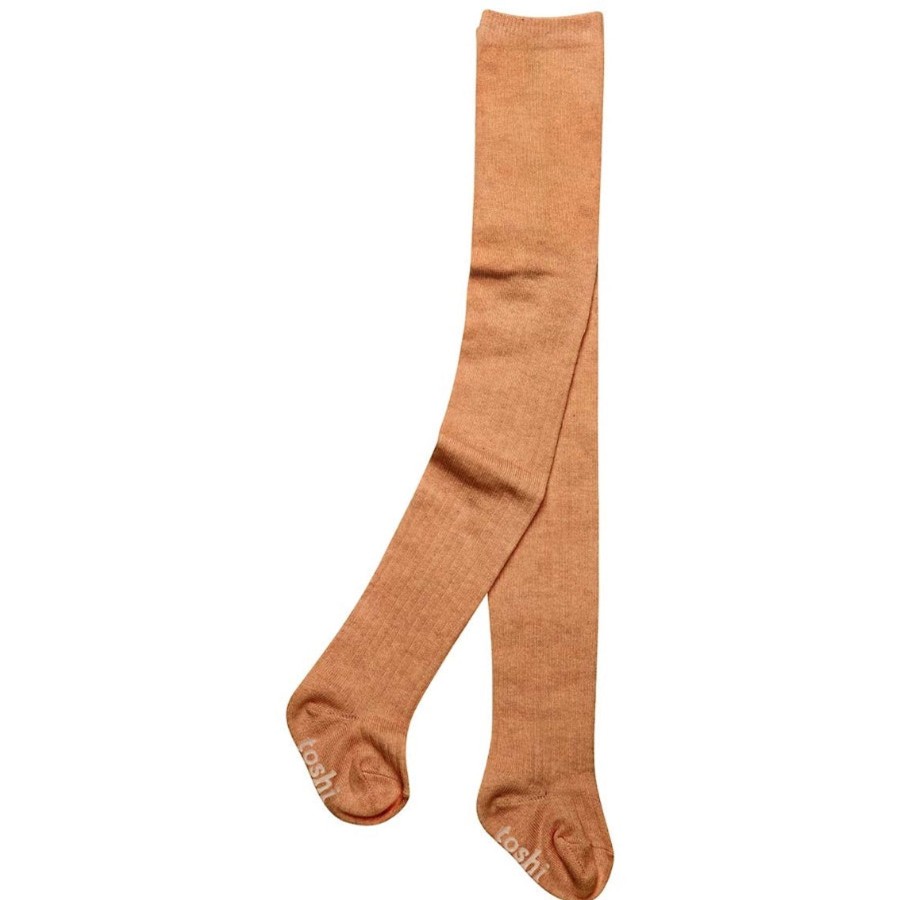 Child [2-14] Toshi Socks + Tights | Toshi Organic Dreamtime Footed Tights - Ginger