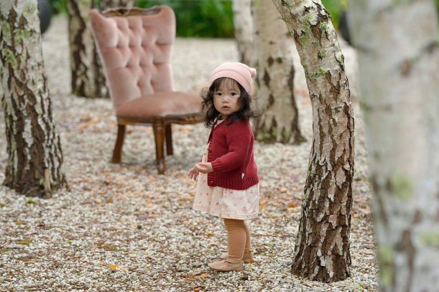 Child [2-14] Toshi Socks + Tights | Toshi Organic Dreamtime Footed Tights - Ginger