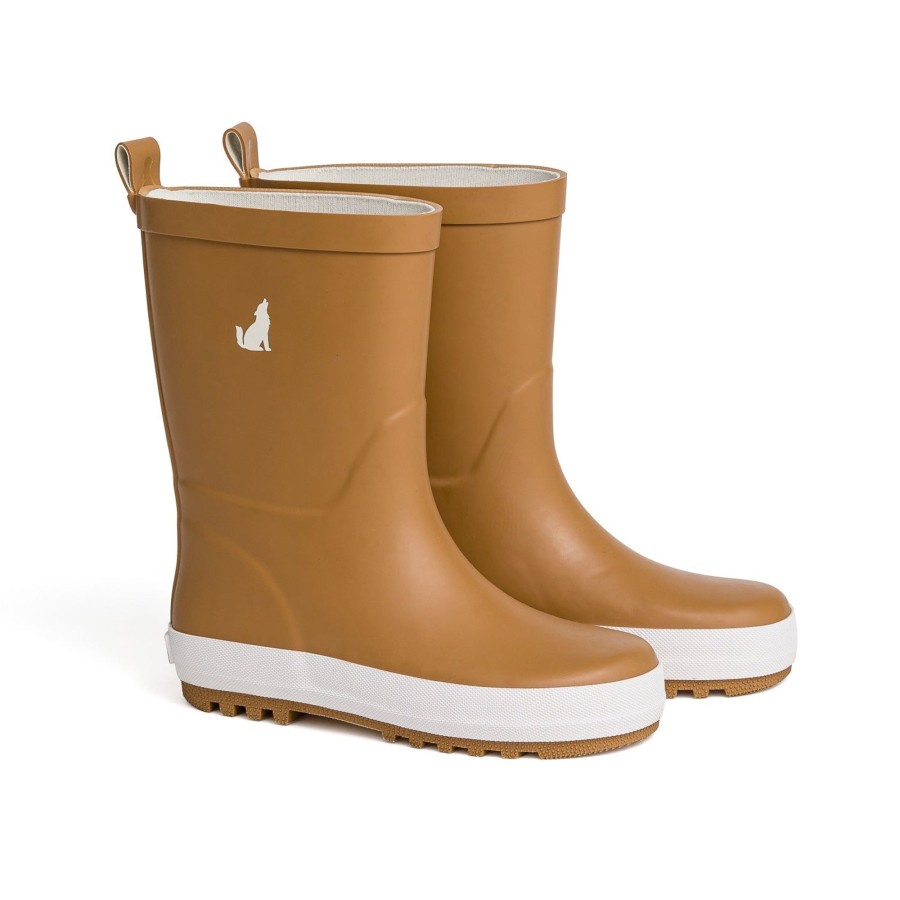 Baby [0-23M] Crywolf Footwear | Crywolf Rain Boots - Tan