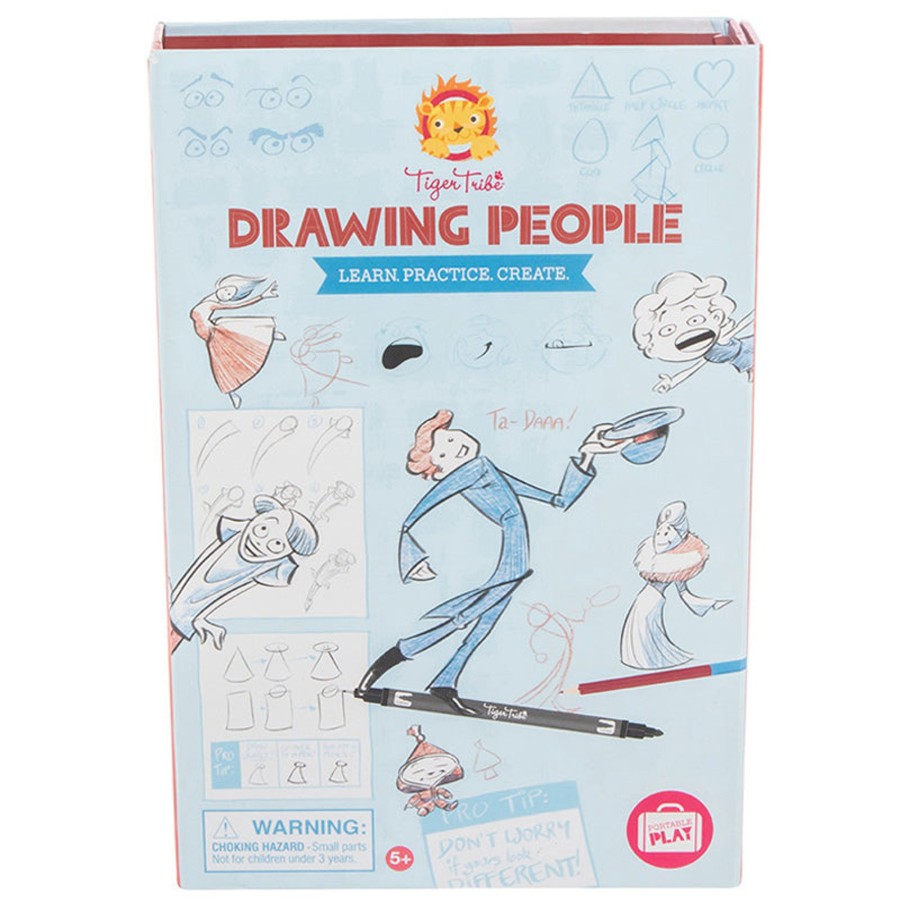 Play + Learn Tiger Tribe Activity Sets | Drawing People - Learn. Practice. Create.