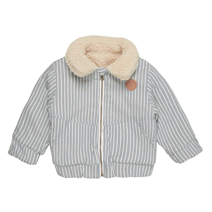 Child [2-14] Huxbaby Outerwear | Huxbaby Stripe Reversible 80'S Jacket - Teal