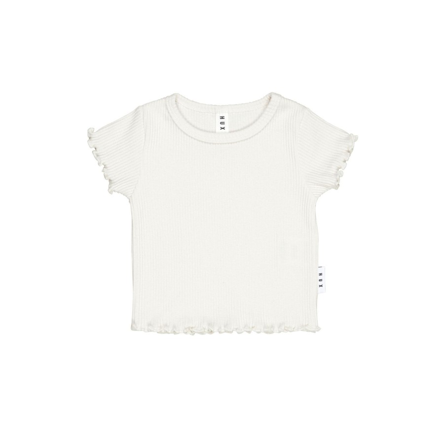 Baby [0-23M] Huxbaby Tops | Huxbaby Almond Milk Rib Tee