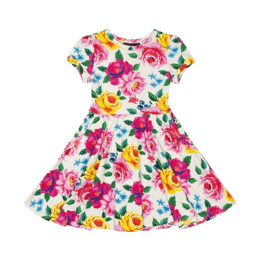 Child [2-14] Rock Your Baby Dresses | Rock Your Baby Chintz Waisted Dress