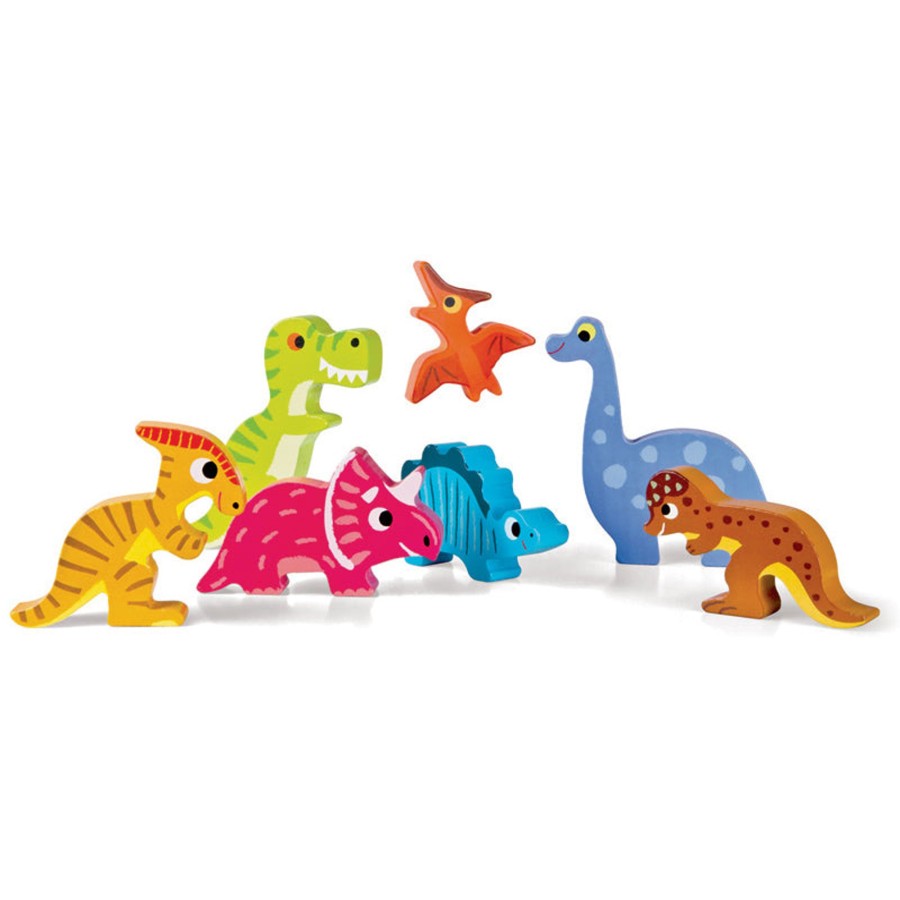 Play + Learn Janod Puzzles | Janod - Dinosaur Chunky Puzzle