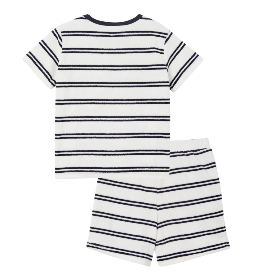 Child [2-14] Milky Bottoms | Milky Terry Towelling Set - Off White