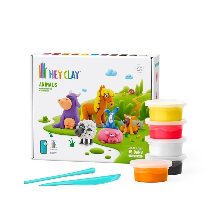 Play + Learn Hey Clay Activity Sets | Hey Clay - Animal Set