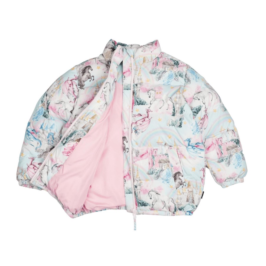 Child [2-14] Rock Your Baby Outerwear | Rock Your Baby Fairy Tales Puff Padded Jacket With Lining