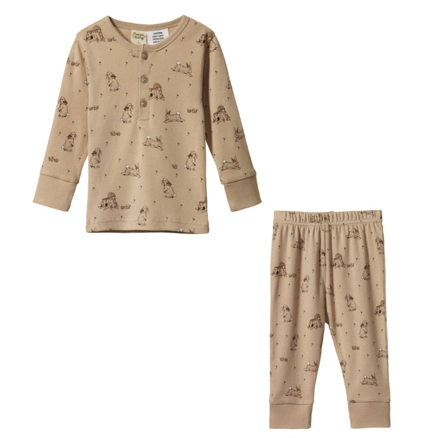 Child [2-14] Nature Baby Sleep | Nature Baby Long Sleeve Pyjamas 2Pc - Forest Friends Print