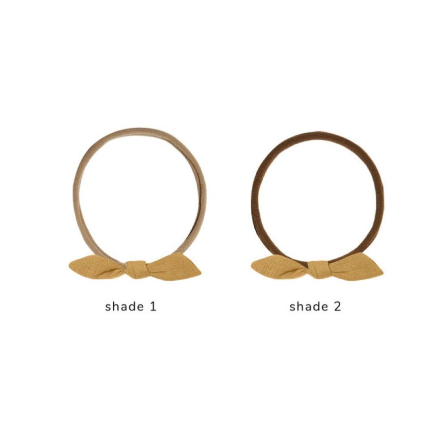 Baby [0-23M] Quincy Mae Hair Accessories | Quincy Mae Little Knot Headband - Ocre