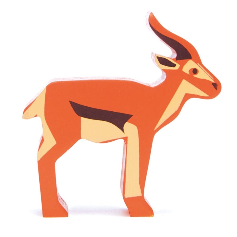 Play + Learn Tenderleaf Wooden Toys | Wooden Safari Animal - Antelope