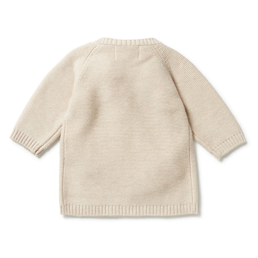 Child [2-14] Wilson & Frenchy Knitwear | Wilson And Frenchy Knitted Kimono Cardigan - Oatmeal Melange