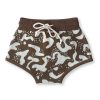 Child [2-14] Grown Knitwear | Grown Splash Shorts - Chocolate