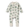 Baby [0-23M] Wilson & Frenchy All In One | Wilson And Frenchy Organic Zipsuit With Feet Hello Jungle