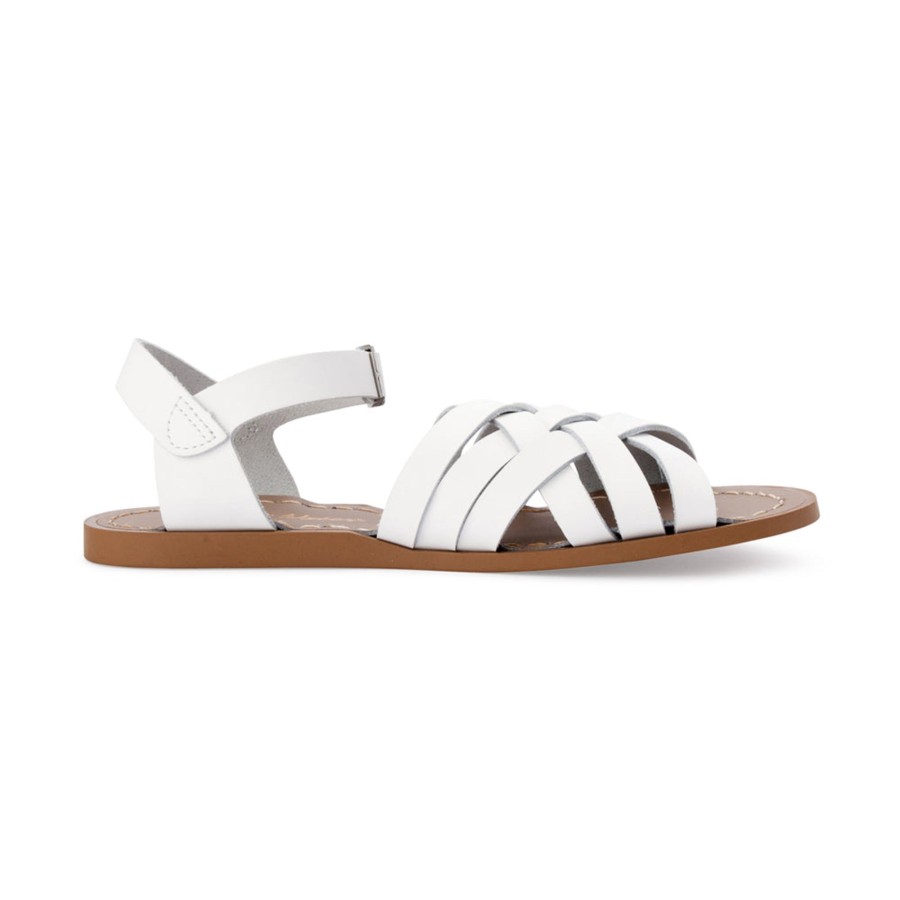 Grown Ups Saltwater Sandals | Saltwater Sandals Adults Retro White