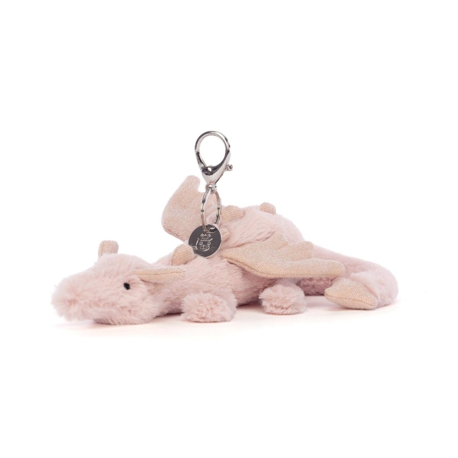 Child [2-14] Jellycat Bags + Mealtime | Jellycat Rose Dragon Bag Charm