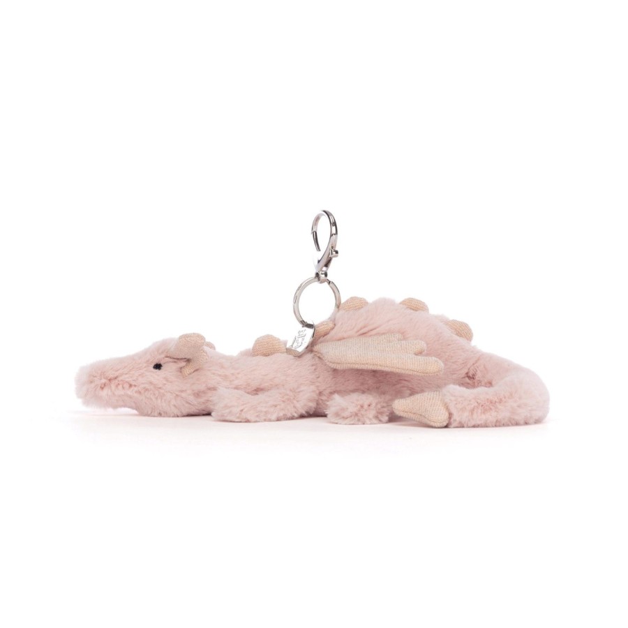 Child [2-14] Jellycat Bags + Mealtime | Jellycat Rose Dragon Bag Charm