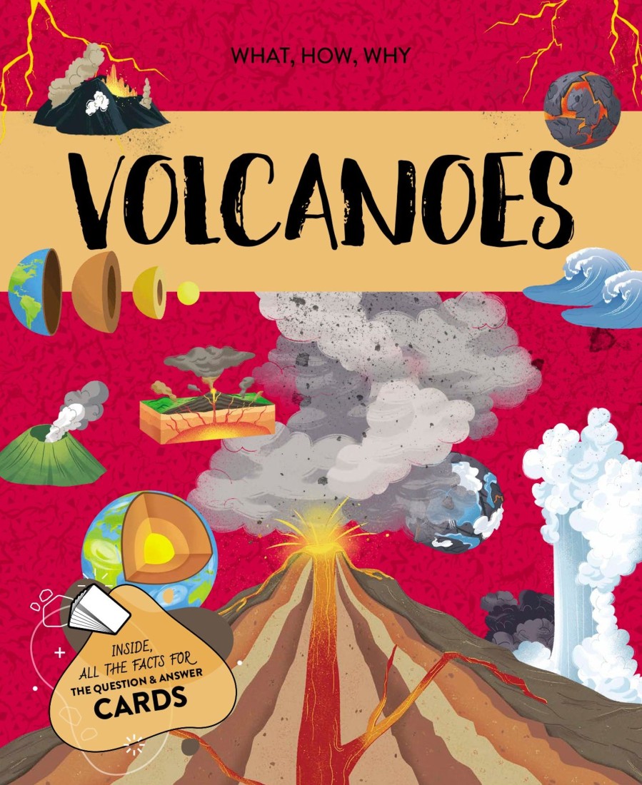 Play + Learn Sassi Puzzles | Volcanoes Ultimate Atlas, 3D Models, Book And Game Set