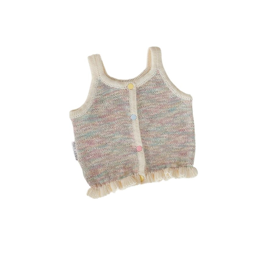 Baby [0-23M] Ziggy Lou Knitwear | Ziggy Lou - Singlet | Sprinkle