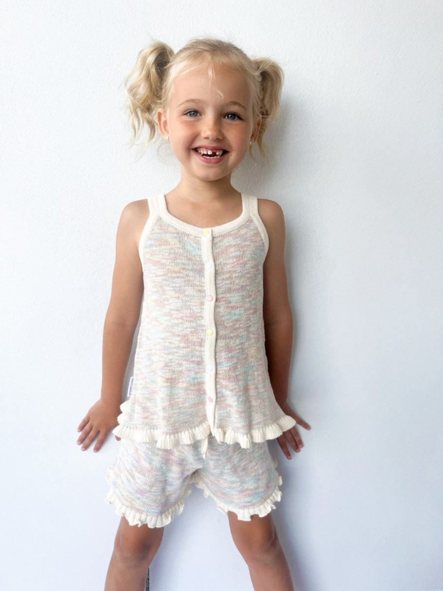 Baby [0-23M] Ziggy Lou Knitwear | Ziggy Lou - Singlet | Sprinkle