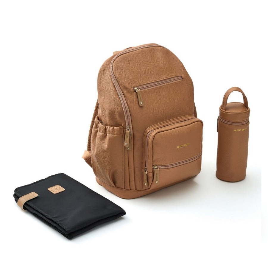 Grown Ups Pretty Brave | Pretty Brave Chloe Backpack - Tan