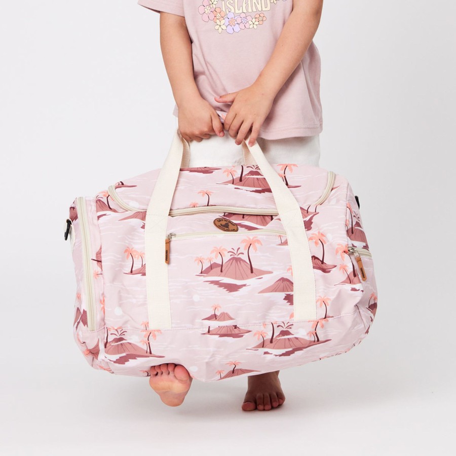 Child [2-14] Crywolf Bags + Mealtime | Crywolf Packable Duffel Sunset Lost Island