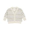 Child [2-14] Huxbaby Knitwear | Huxbaby Lake Stripe Boxy Cardi