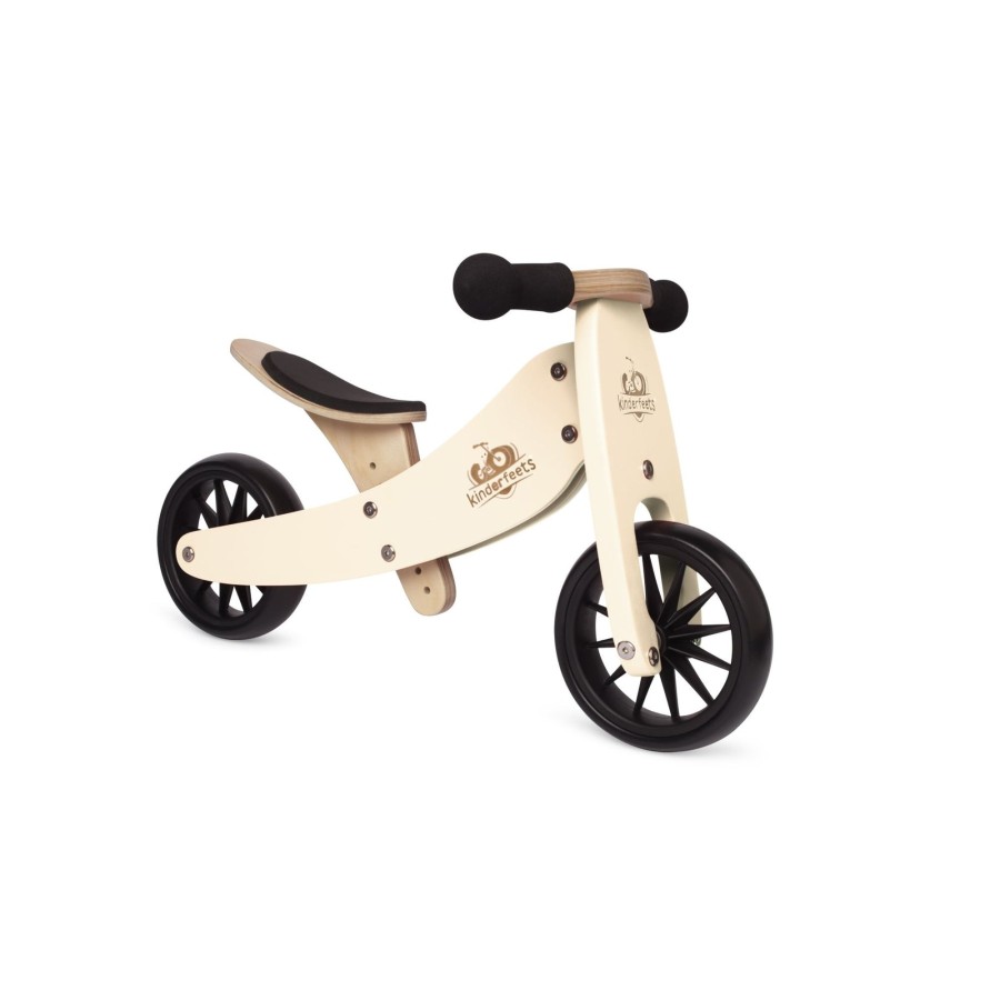 Play + Learn Kinderfeets Ride Ons + Push Alongs | Tiny Tot Trike - Cream