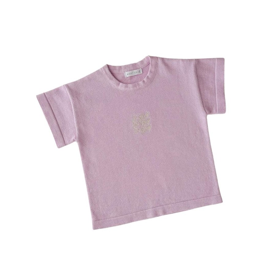 Baby [0-23M] Ziggy Lou Tops | Ziggy Lou - Signature Tee | Lilac