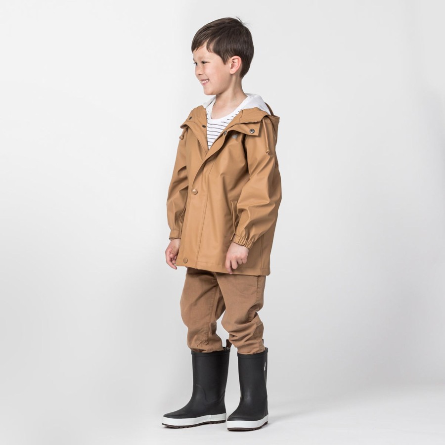 Child [2-14] Crywolf Rainwear | Crywolf Play Jacket - Tan