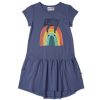 Child [2-14] Minti Dresses | Minti Sloth-Bow Dress - Midnight