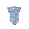 Child [2-14] Huxbaby Swim | Huxbaby Garden Floral Frill Zip Swimsuit